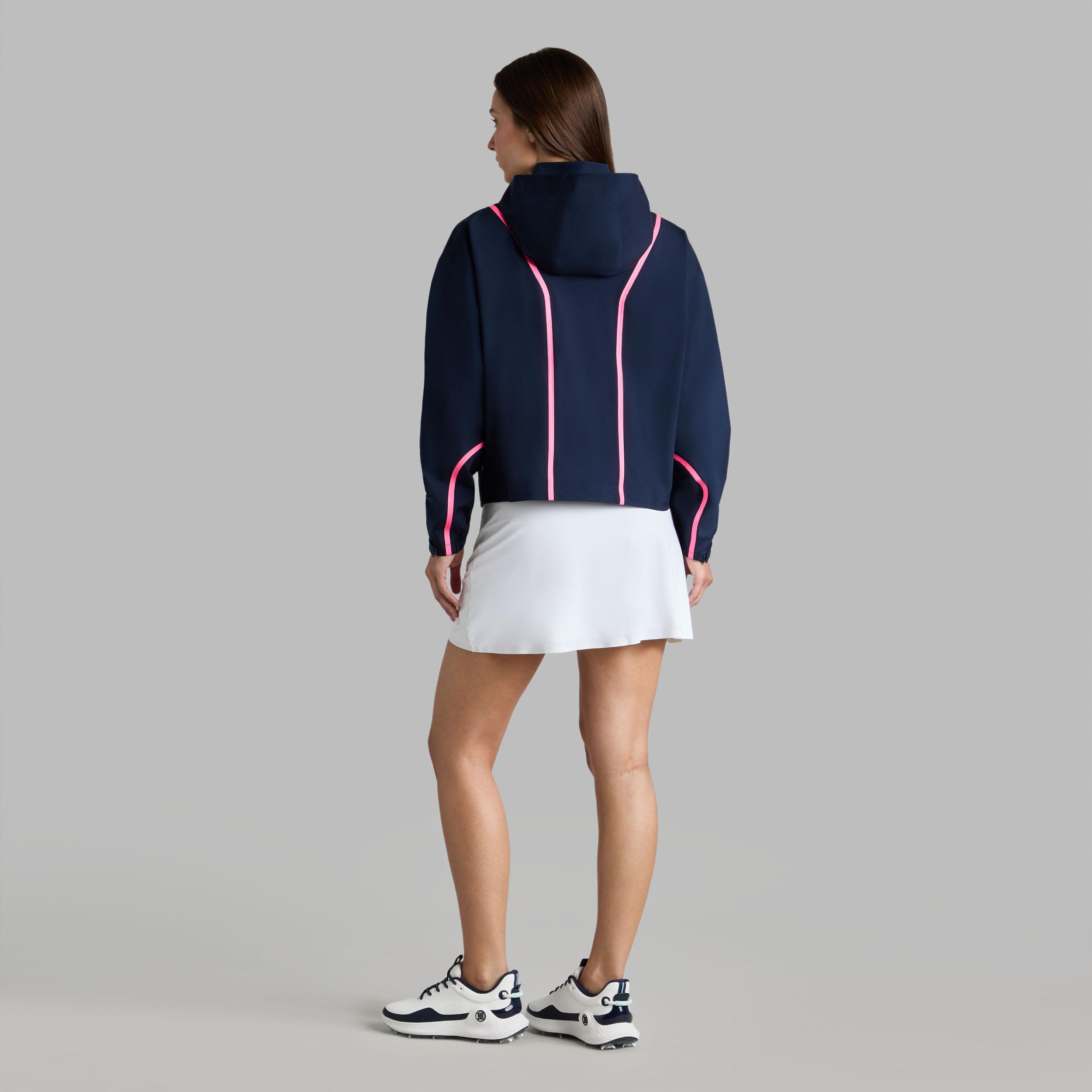 PANELED WATERPROOF HOODED JACKET Product Image