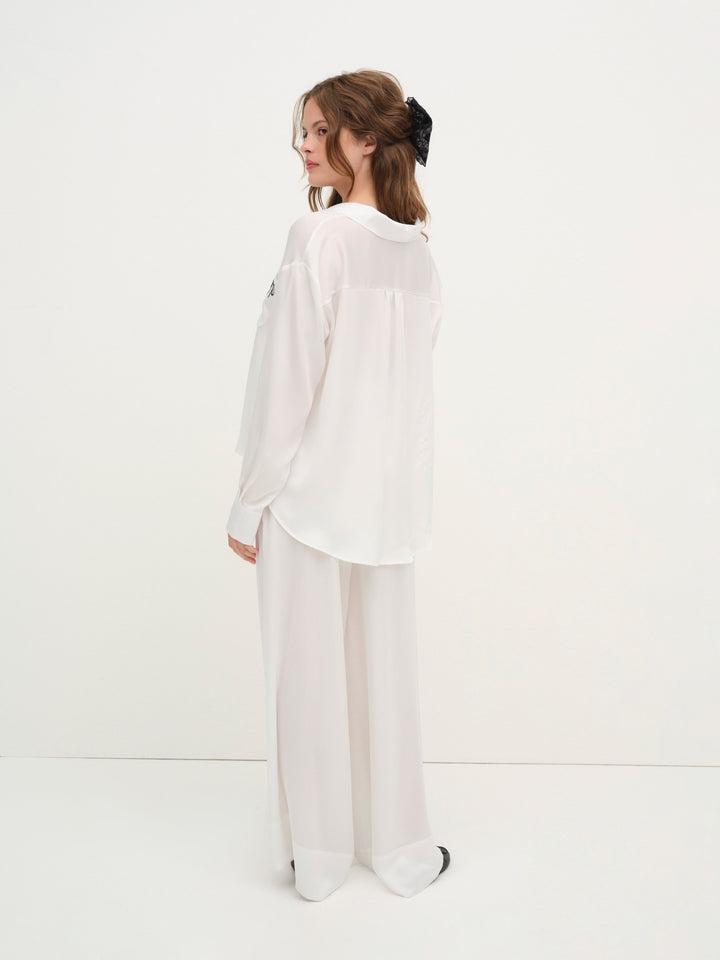 Everyday PJ Pant — White Product Image