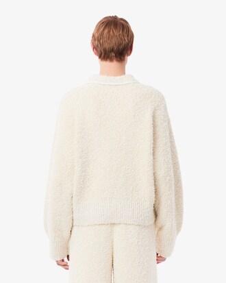 Runway Bouclé Knit Polo Product Image