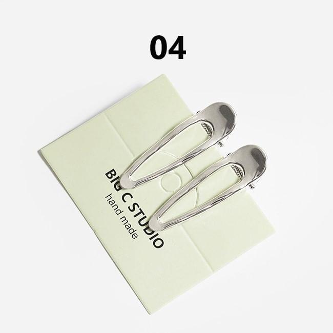 Metal Hair Clip Set Product Image