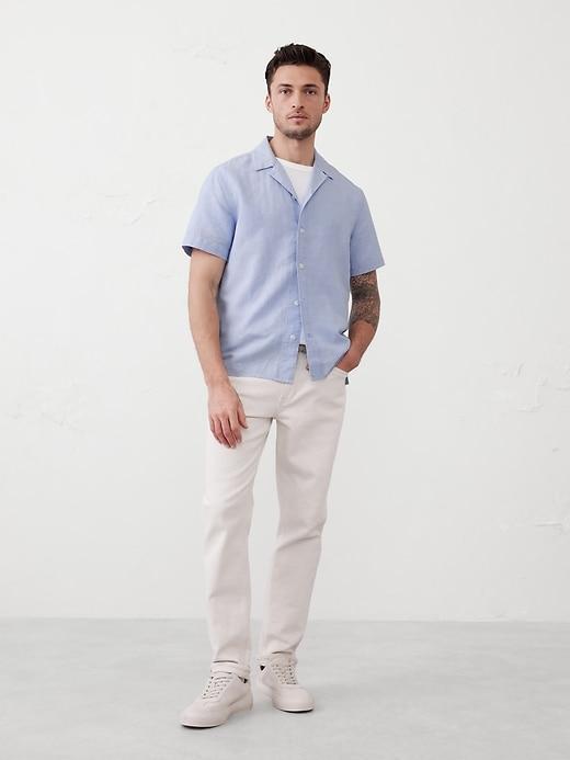 Linen-Blend Resort Shirt Product Image