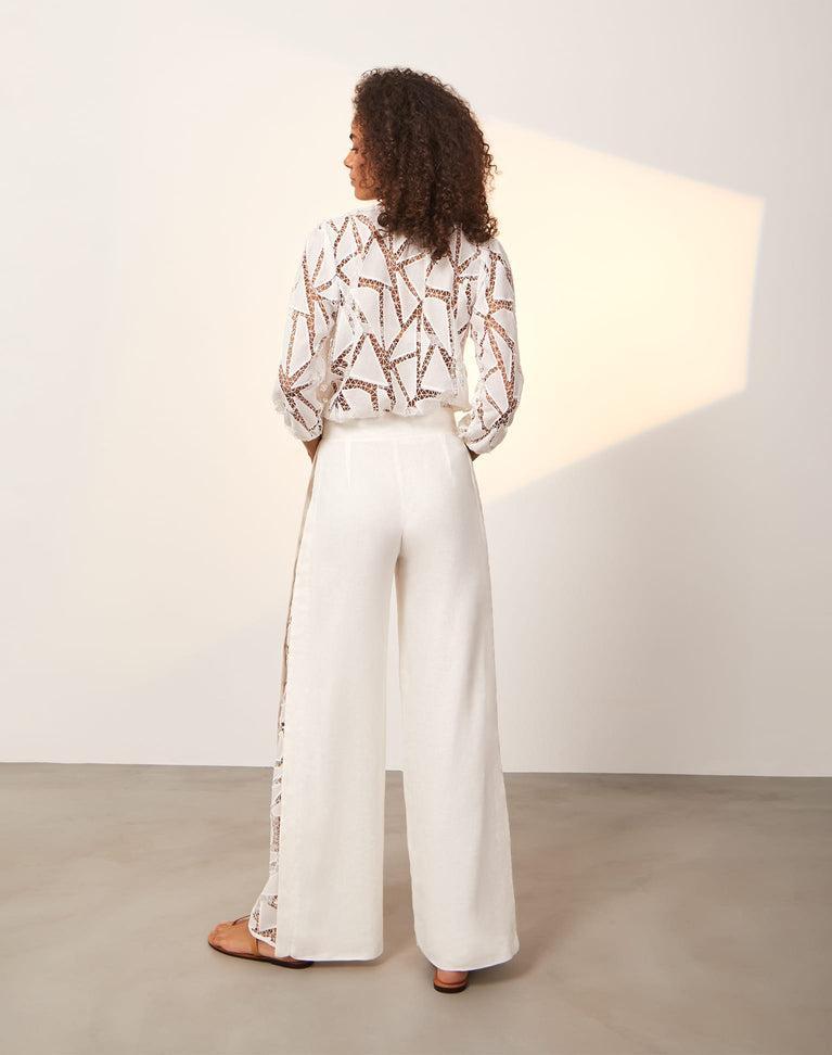 Luna Mini Skirt - Off White Product Image