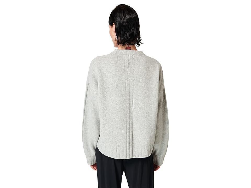 Sweaty Betty Mountain Wool Crew Neck (Light Grey Marl) Women's Clothing Product Image