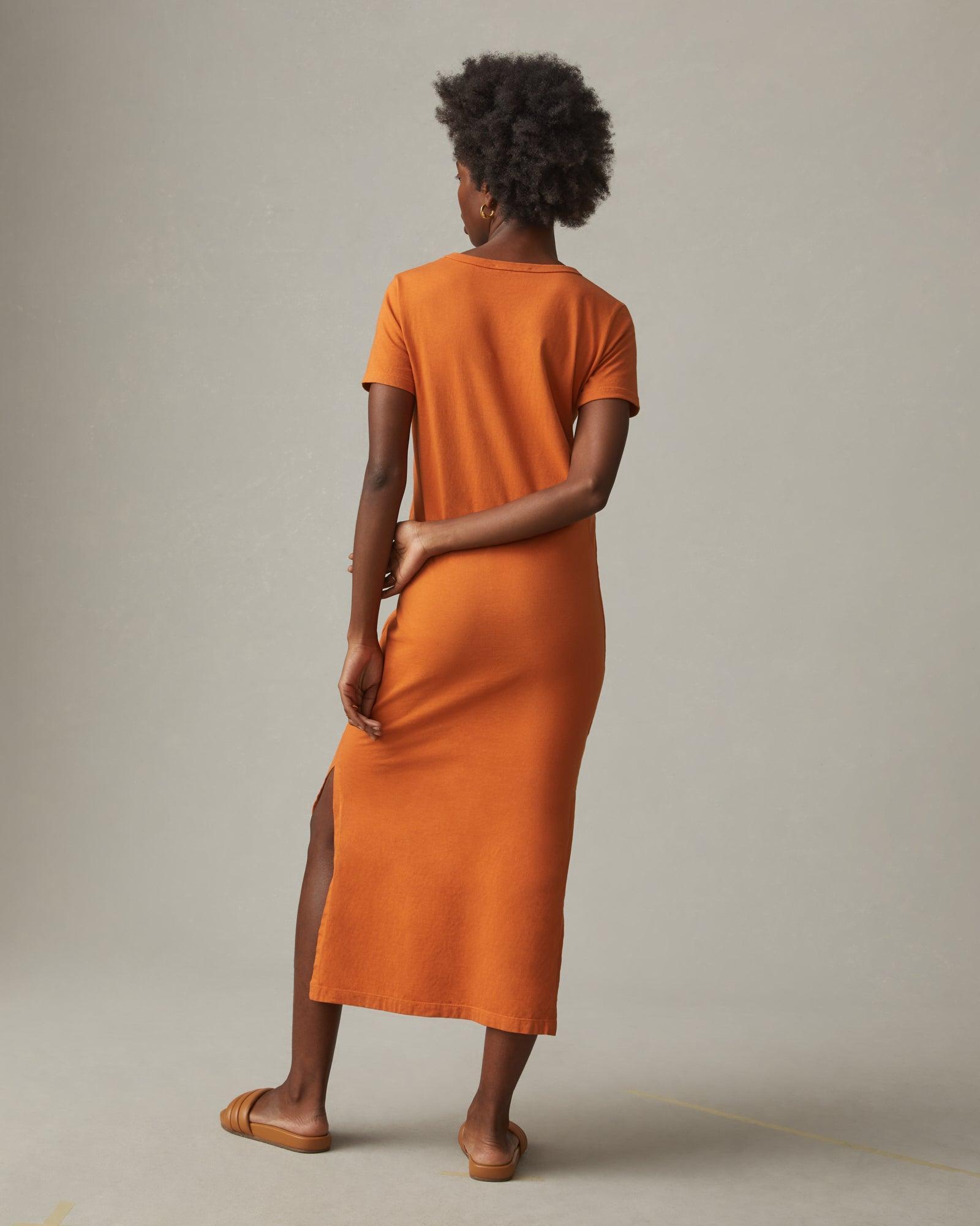Women's Midi Tee Dress - Henna Female Product Image