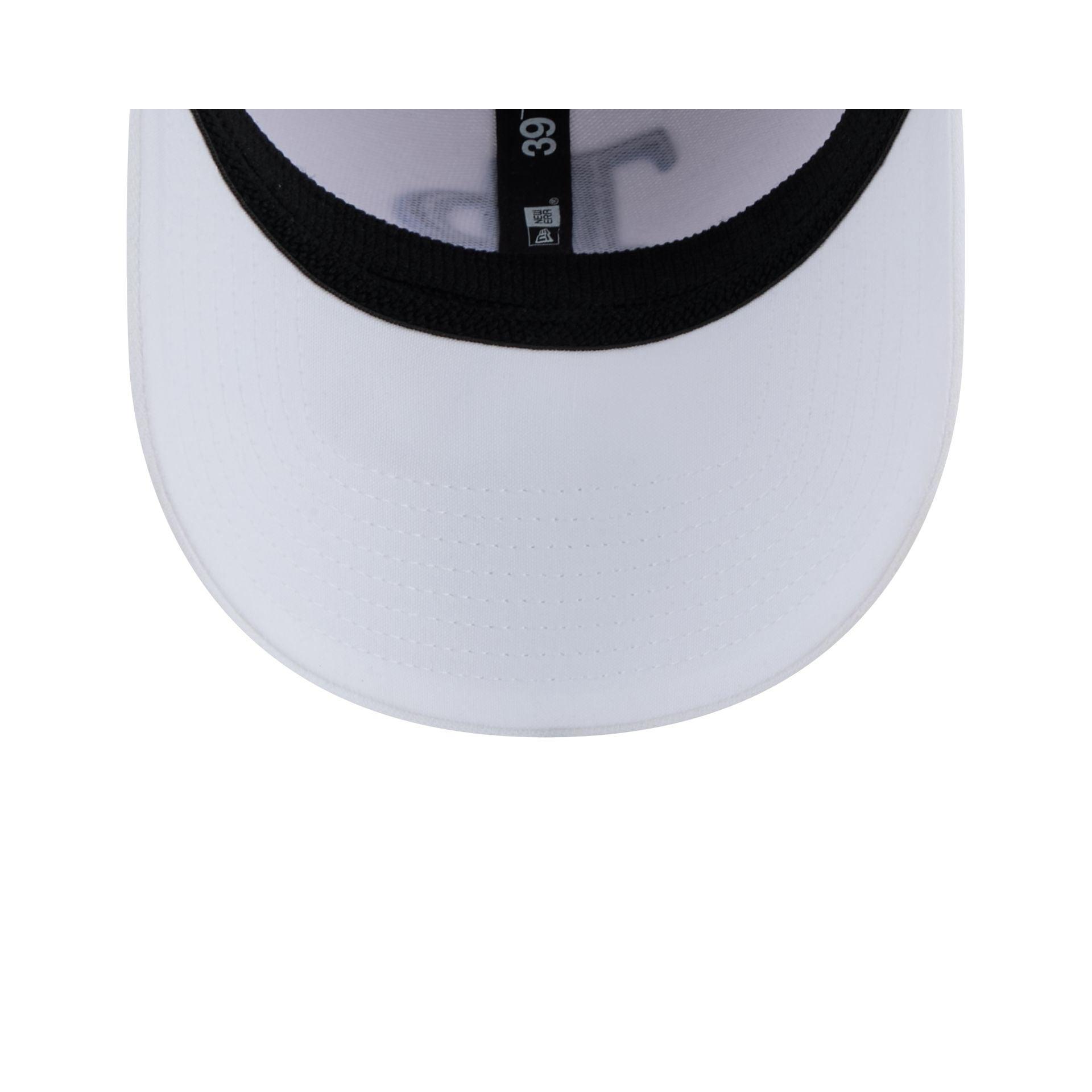Tampa Bay Rays Optic White 39THIRTY Stretch Fit Hat Male Product Image