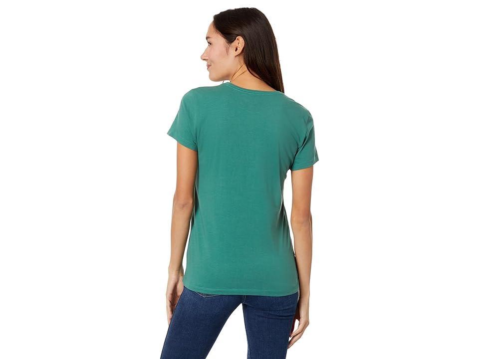 Life is Good Max The World Wags with You Short Sleeve Crusher Tee (Spruce ) Women's Clothing Product Image