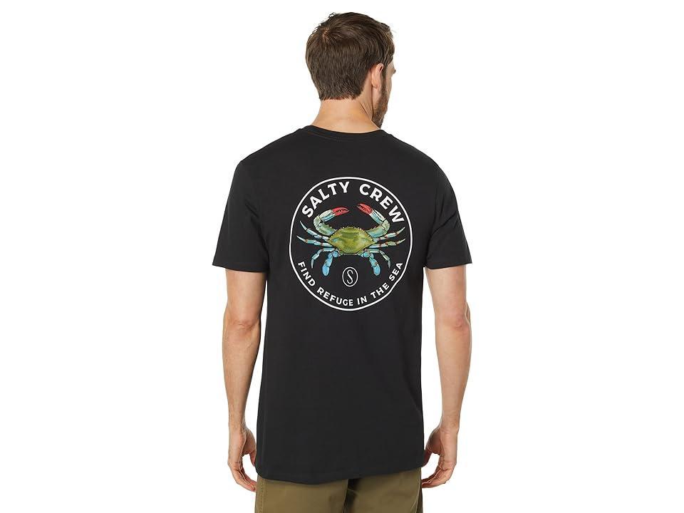 Salty Crew Blue Crabber Premium Short Sleeve Tee (Mackerel) Men's Clothing Product Image