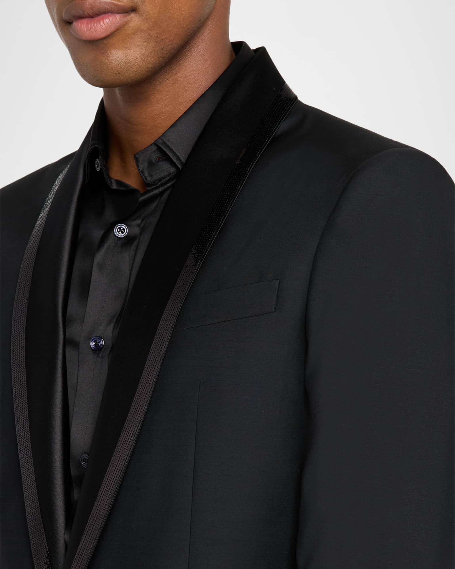 Men's Embroidered Shawl Collar London Blazer Product Image