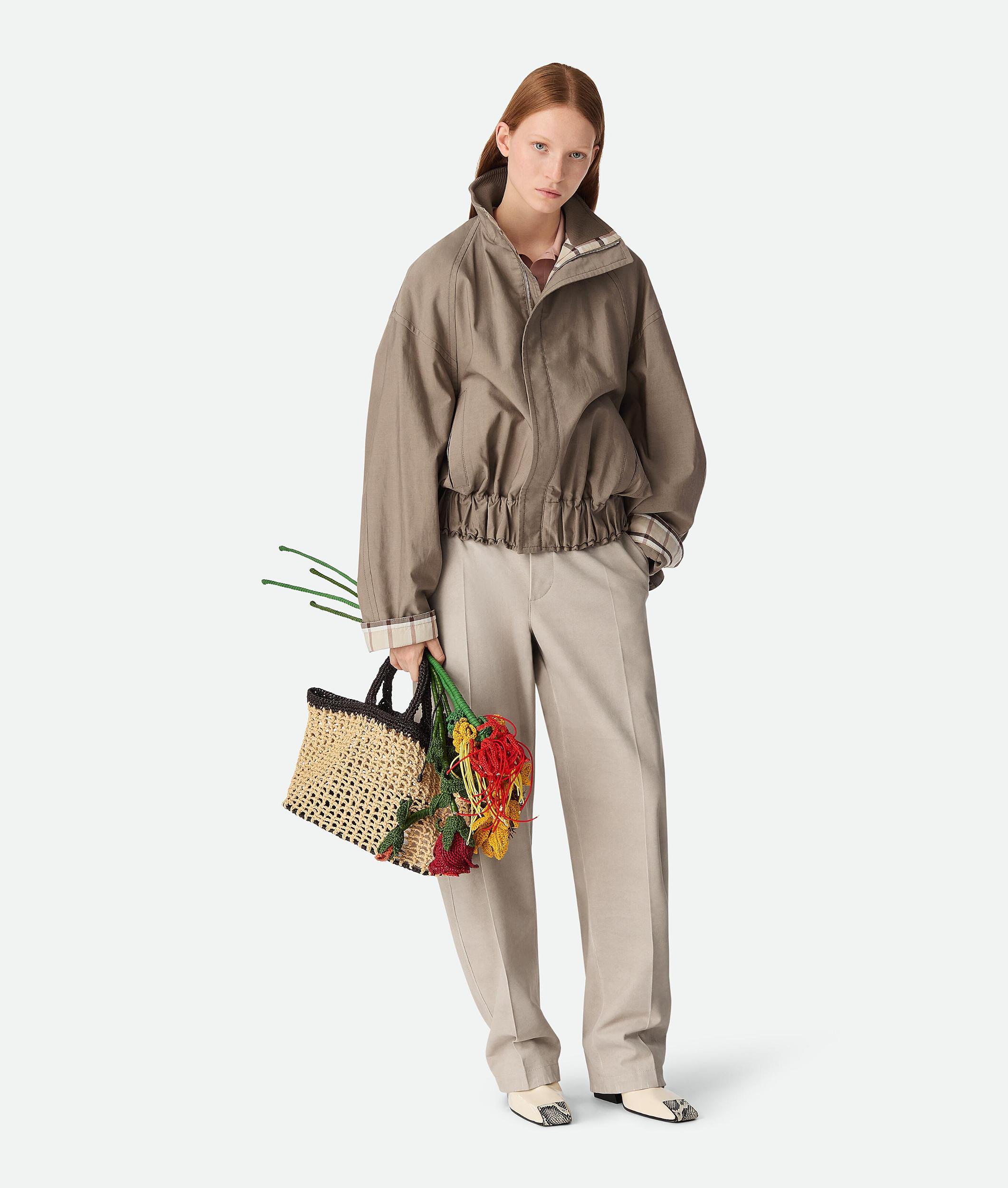 Women's Light Fine Cashmere Polo in Cameo Product Image