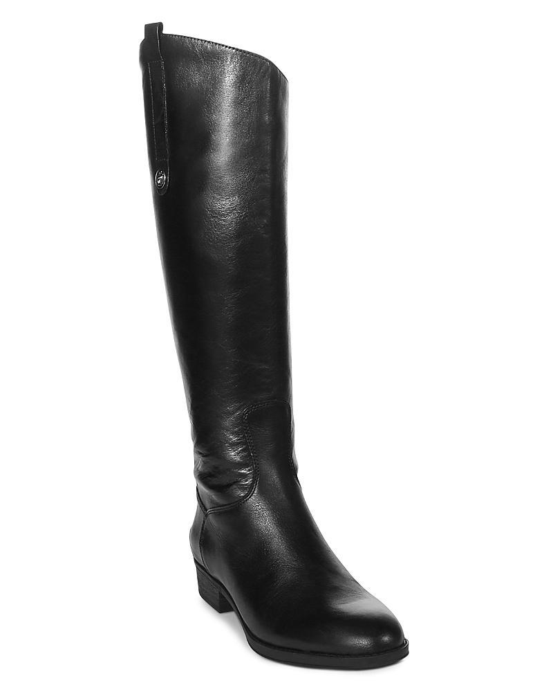 Sam Edelman Womens Penny Round Toe Leather Low-Heel Riding Boots Product Image