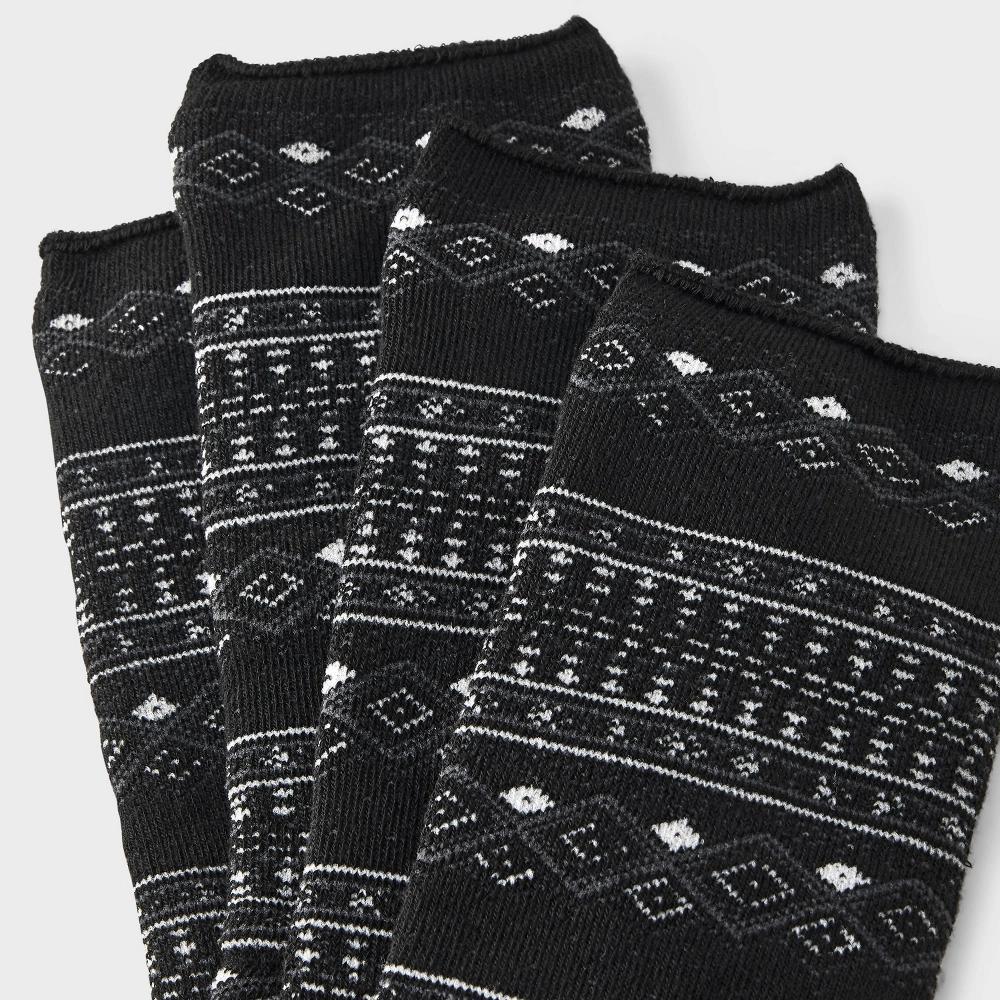 Women's Heavyweight Cushioned Fair Isle 2pk Boot Socks - All In Motion™ 4-10 Product Image