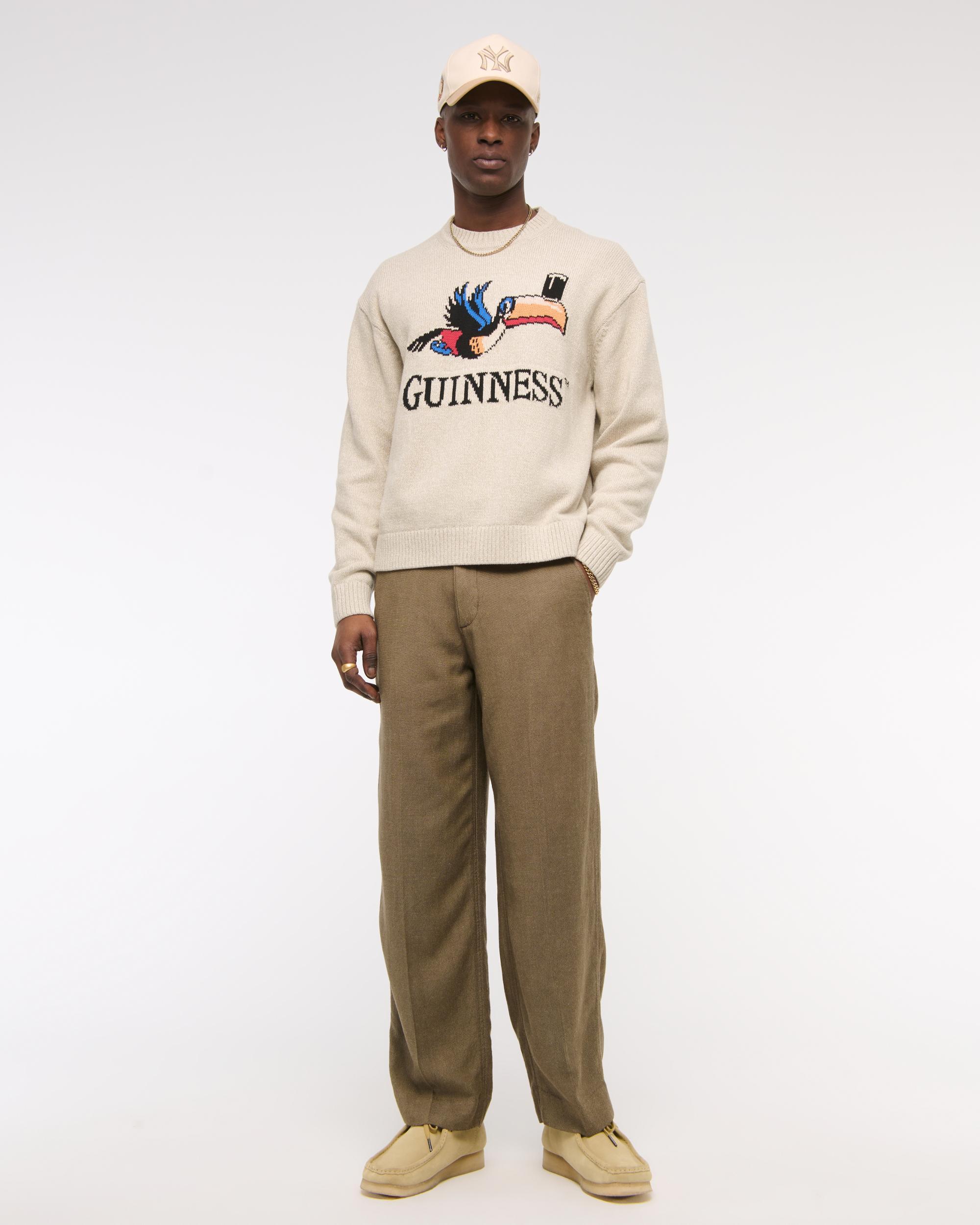 Oversized Guinness Graphic Crew Sweater Product Image