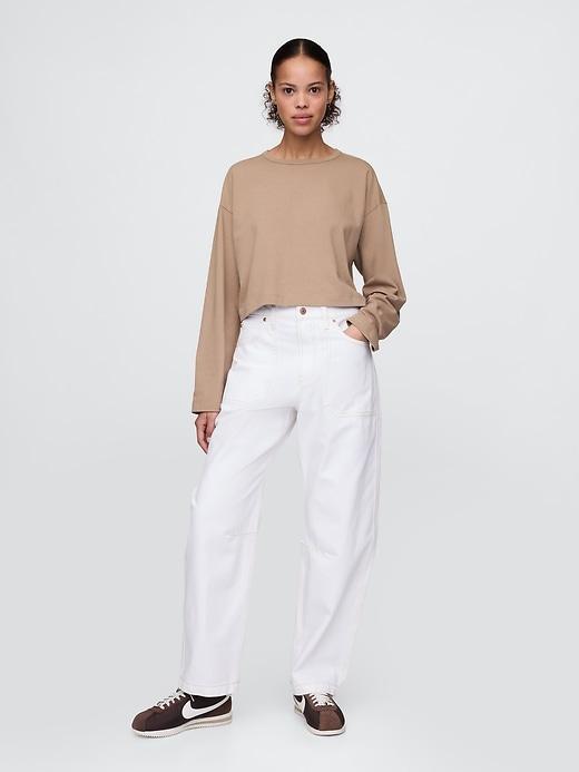 Organic Cotton VintageSoft Heavyweight Cropped T-Shirt Product Image