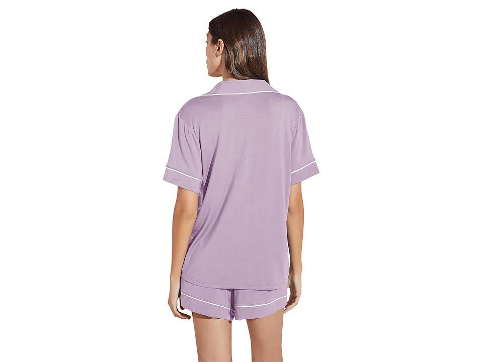 Eberjey Gisele Relaxed Short Sleeve Top & Shorts Product Image