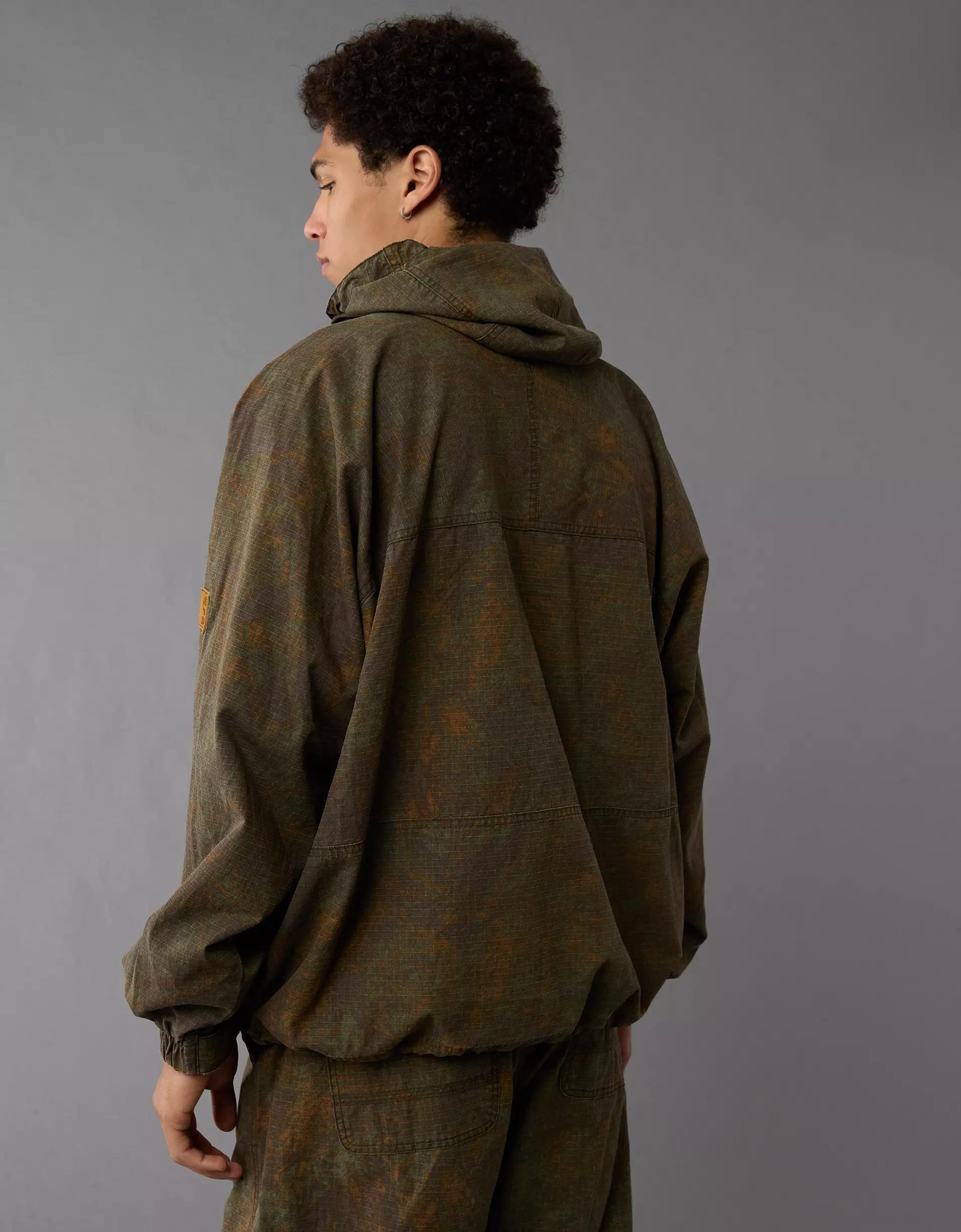 Timberland x AE Camo Lightweight Anorak Jacket Product Image