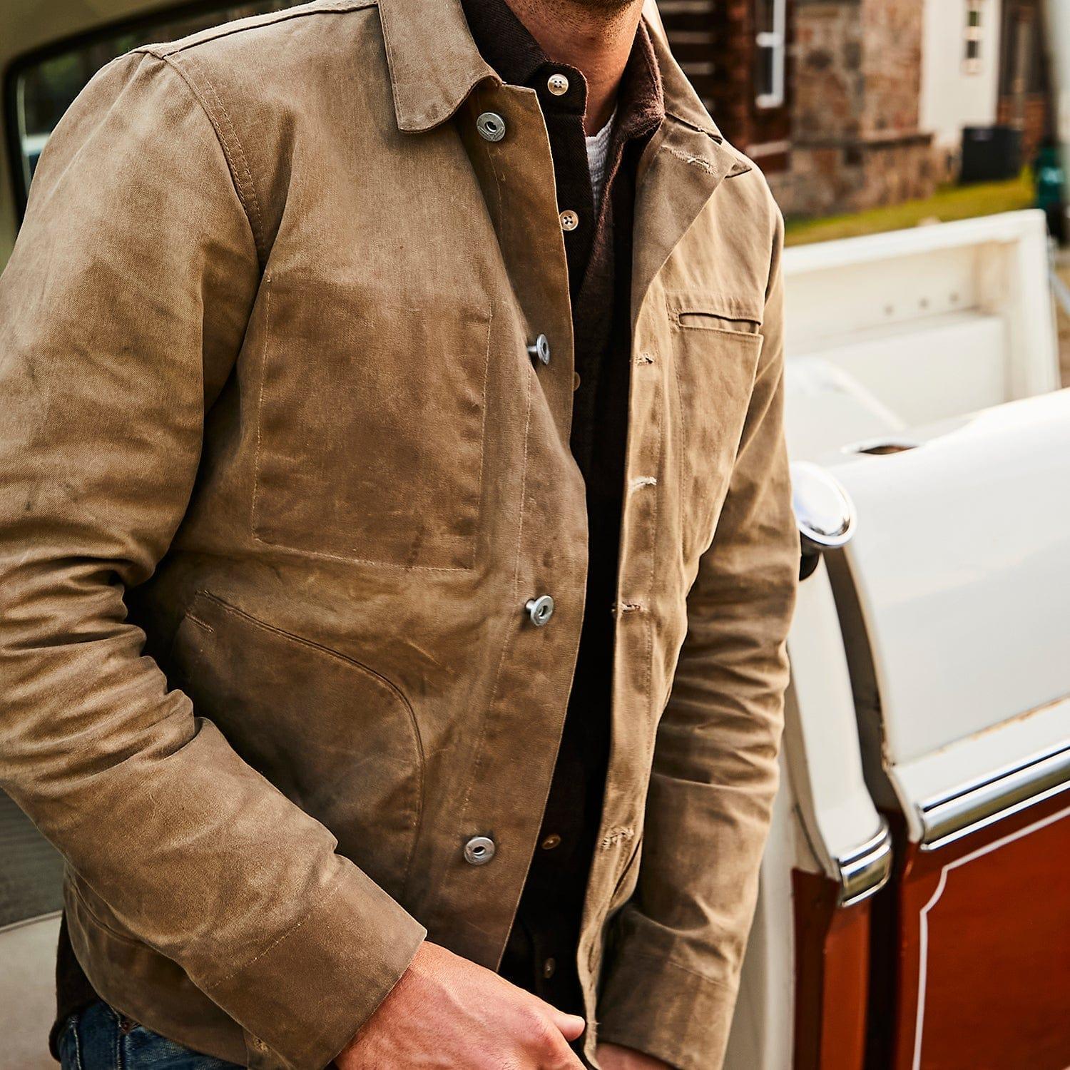 Supply Jacket - Waxed Tan Ridgeline Product Image