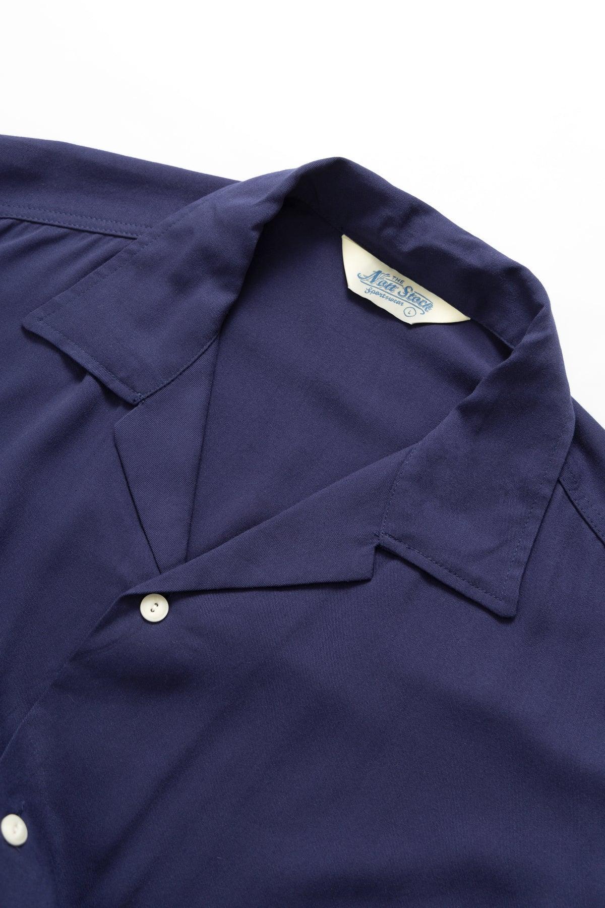 Non Stock MFG - Short Sleeve Rayon Shirt - Blue Product Image