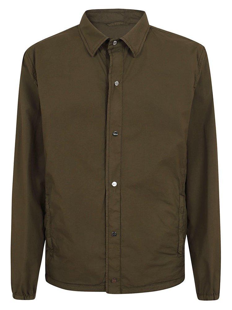 HERNO Buttoned Long In Brown Product Image