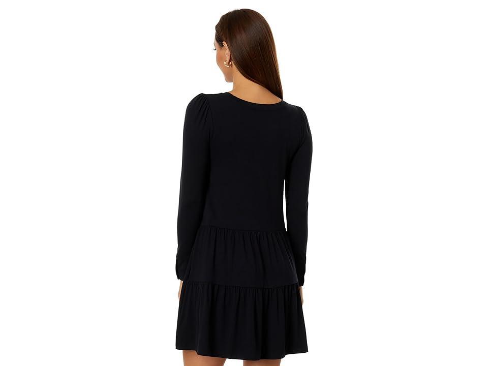 Lilly Pulitzer Arlette Long Sleeve Dress (Onyx) Women's Dress Product Image