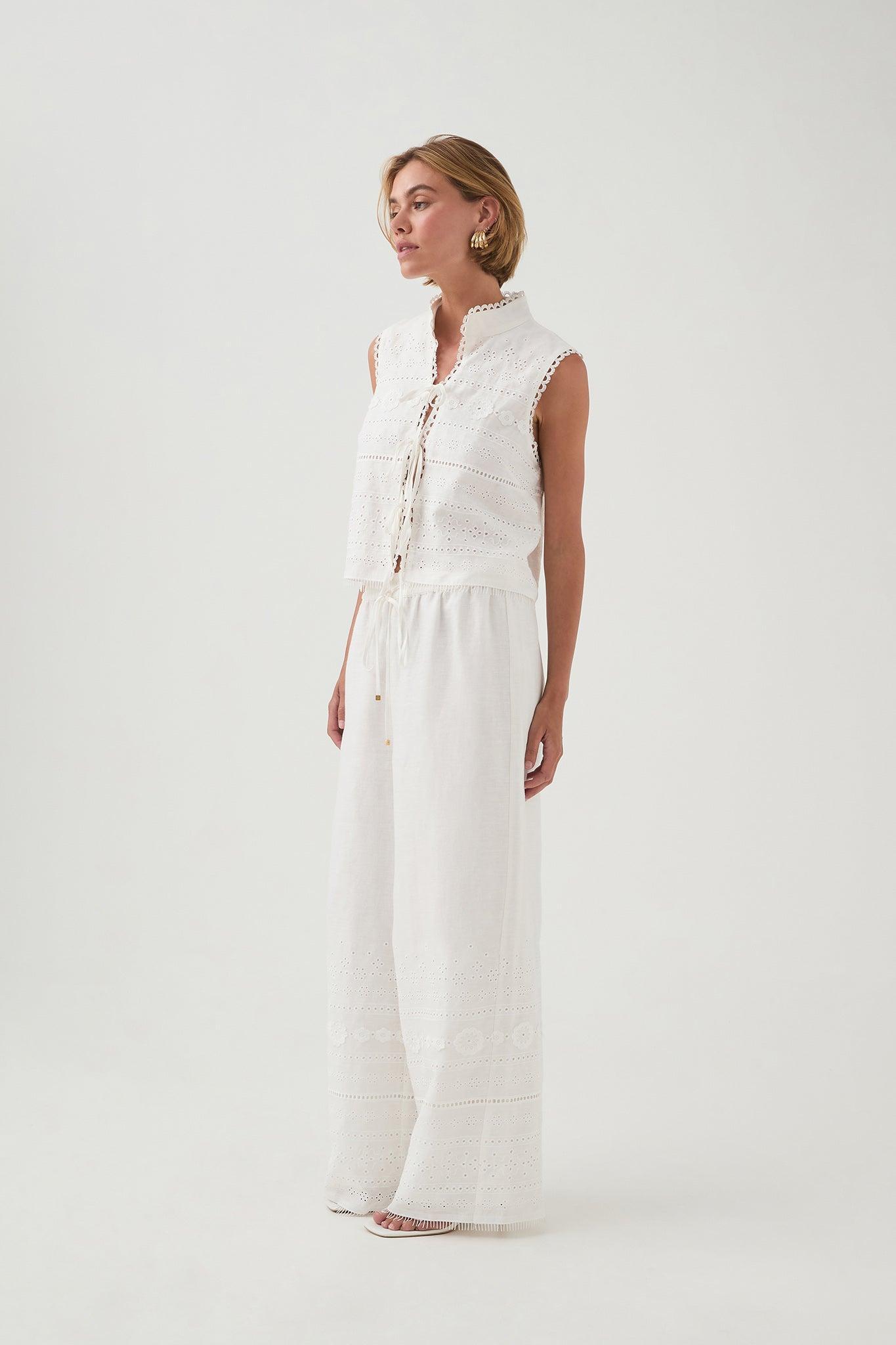 Cloud Embroidered Top Product Image
