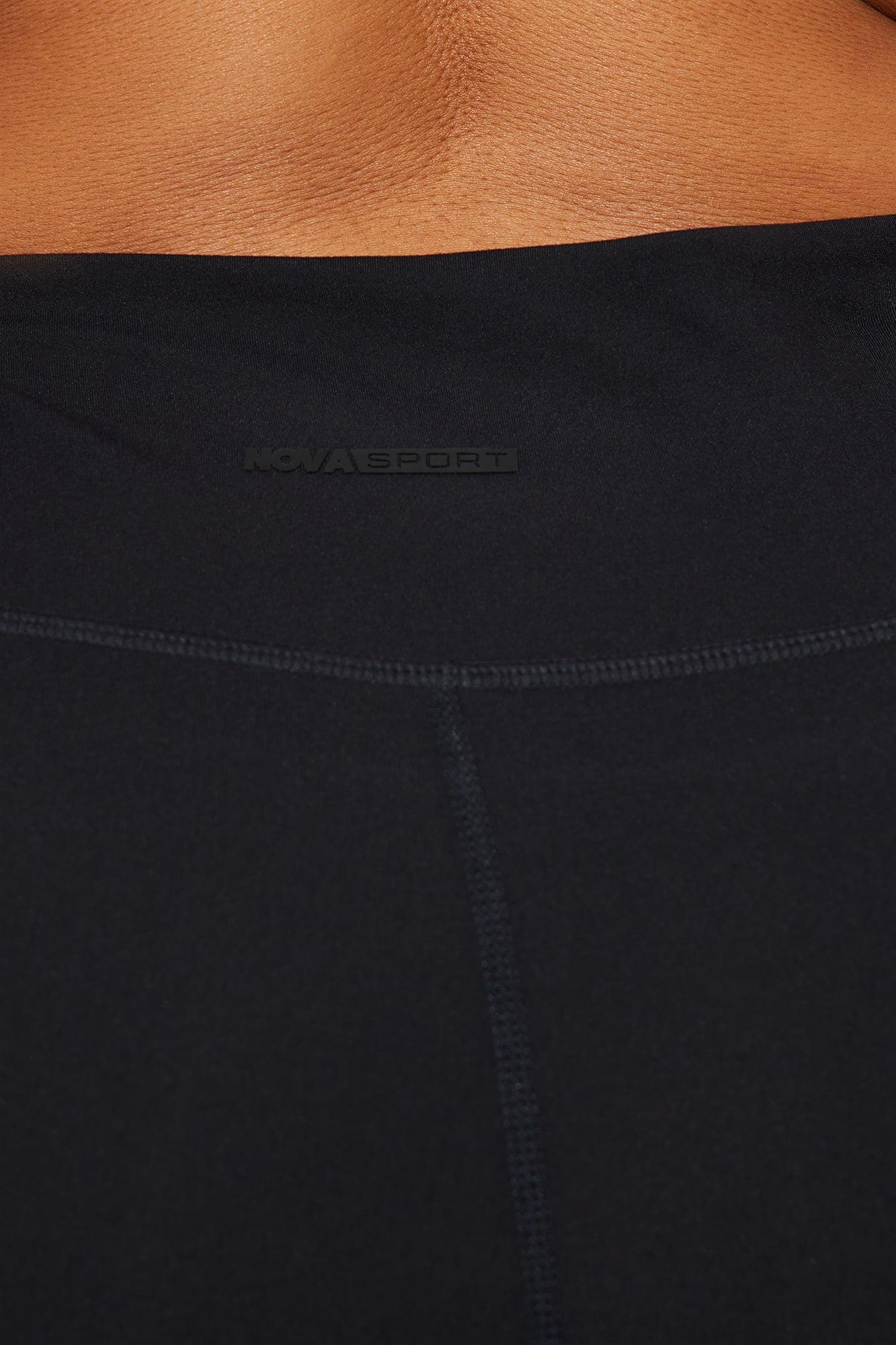 Flexibility Super Soft Capri Active Legging - Black Product Image