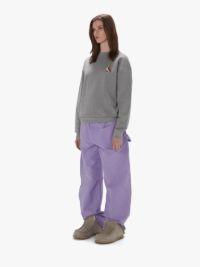 SWEATSHIRT WITH PUFFIN EMBROIDERY in grey | JW Anderson US  Product Image