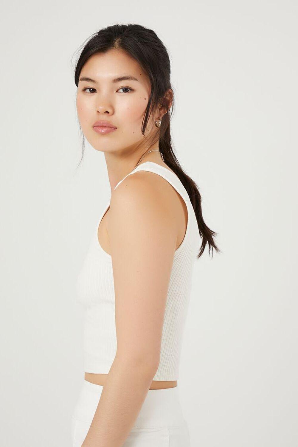 Ribbed Knit Butterfly Tank Top | Forever 21 Product Image