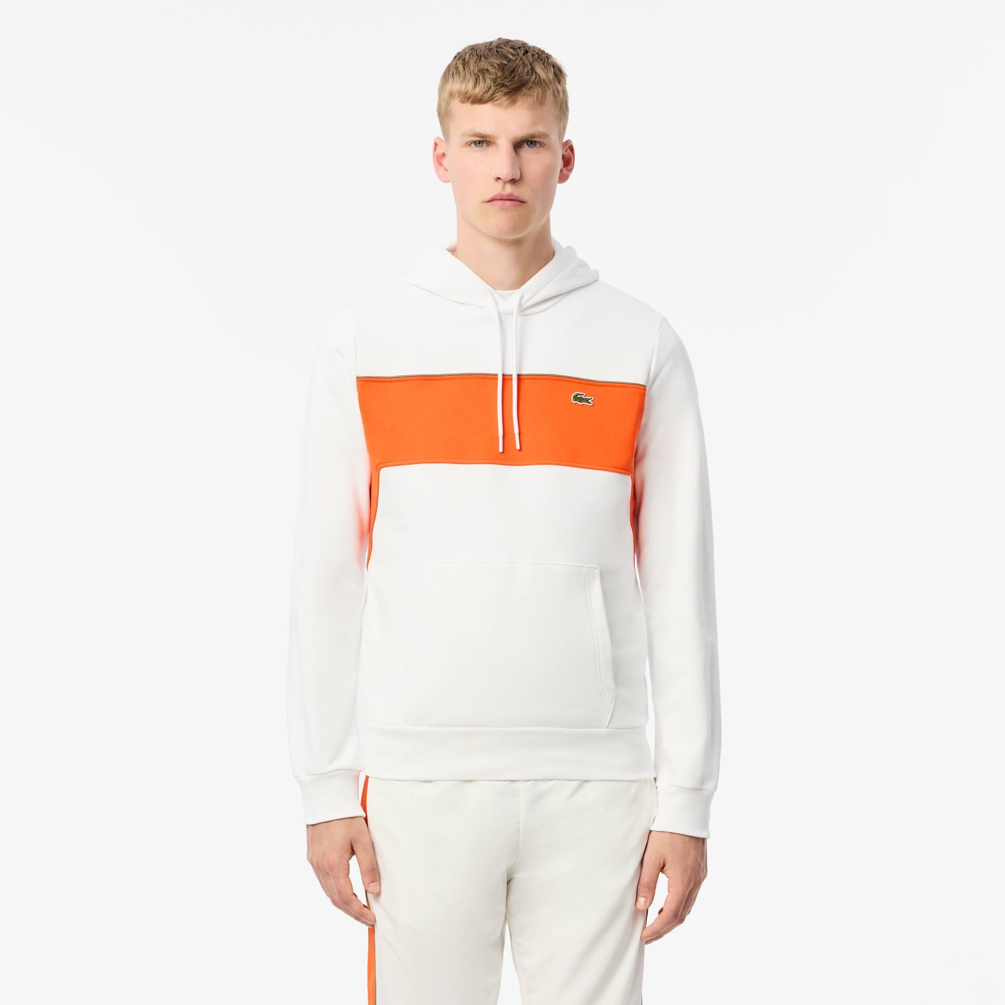 Colour-Block Fleece Hoodie Product Image