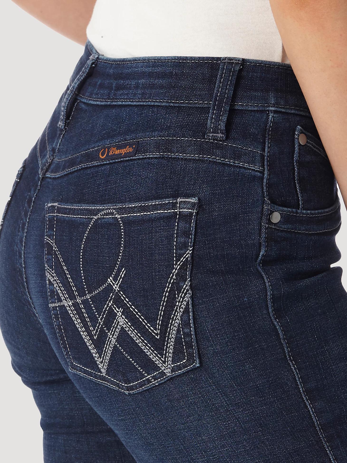 Women's Wrangler® Ultimate Riding Jean Q-Baby Mid-Rise Bootcut | Women's JEANS | Wrangler® Product Image