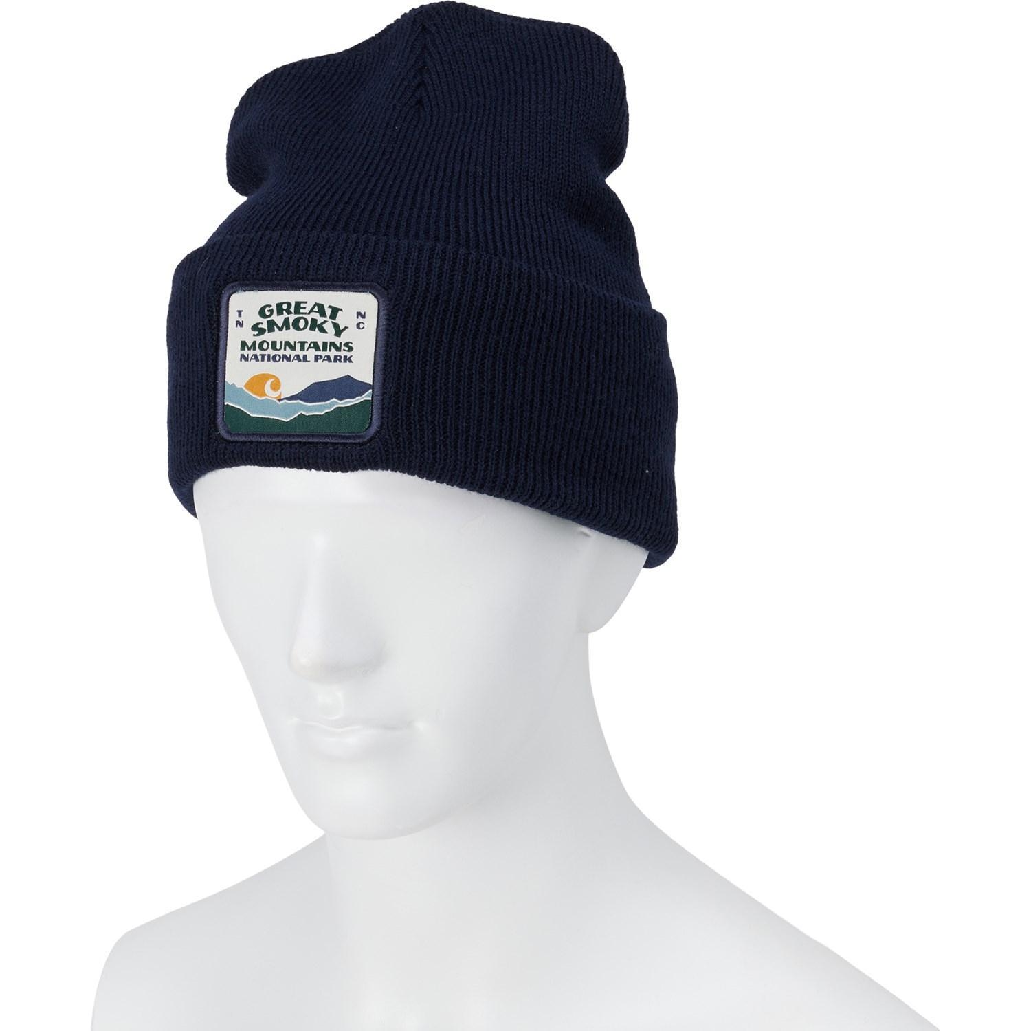 Carhartt 106882 Knit Cuffed Great Smoky Mountains National Park Patch Beanie Product Image