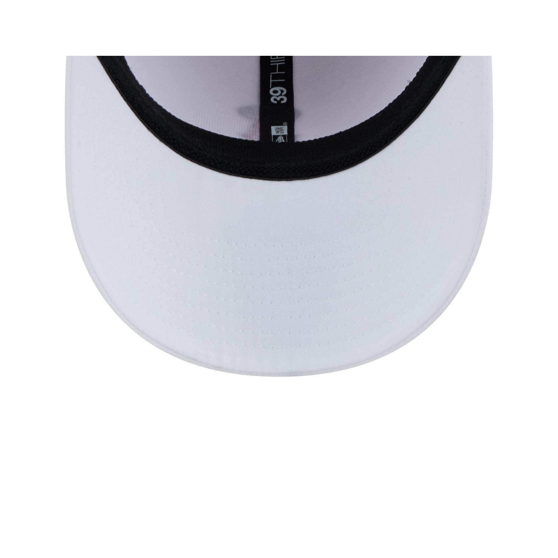 Los Angeles Angels Optic White 39THIRTY Stretch Fit Hat Male Product Image