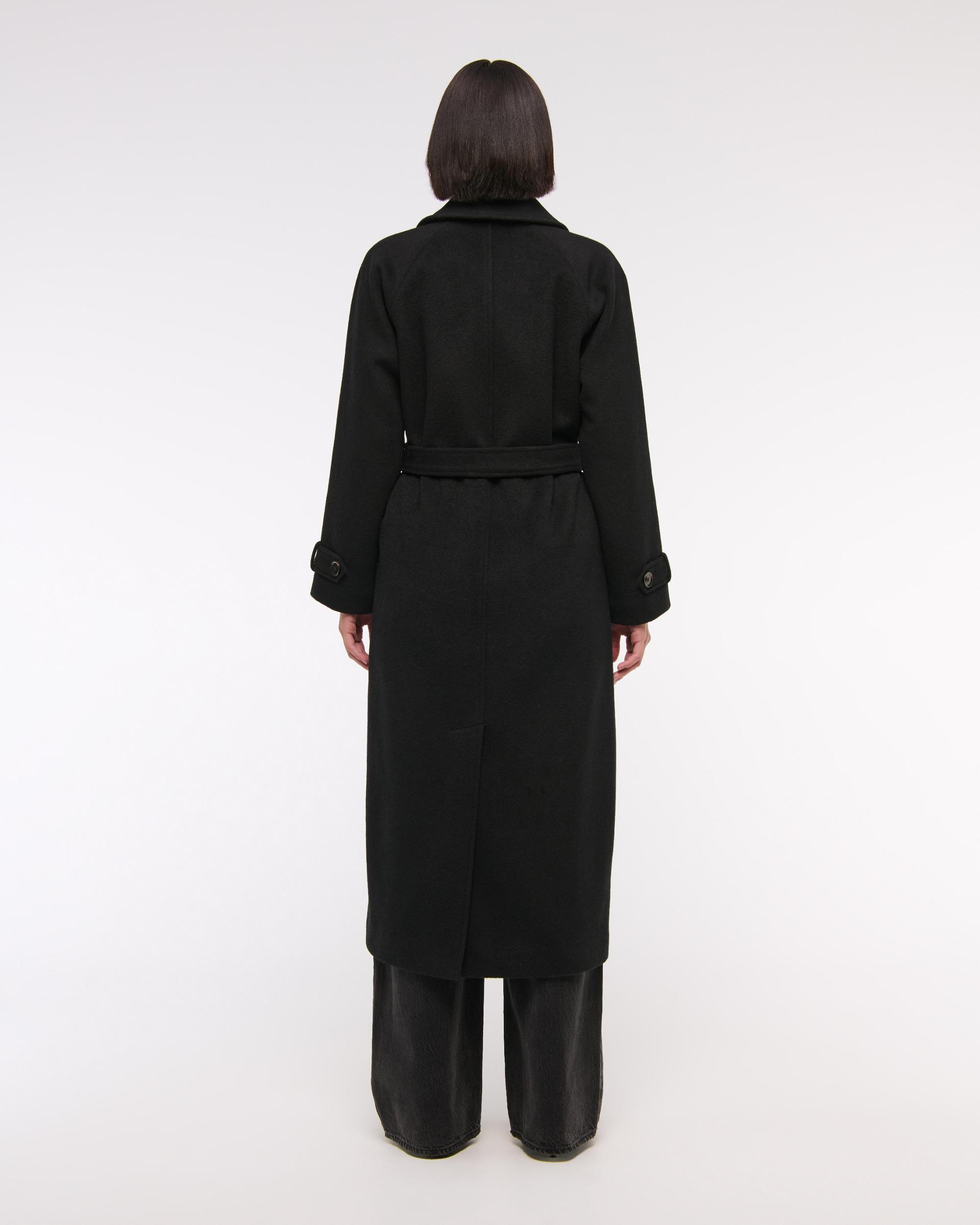 Wool-Blend Trench Coat Product Image