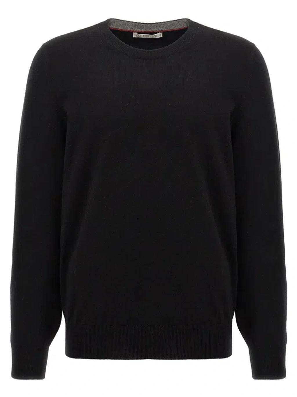 BRUNELLO CUCINELLI Cashmere Sweater In Black Product Image