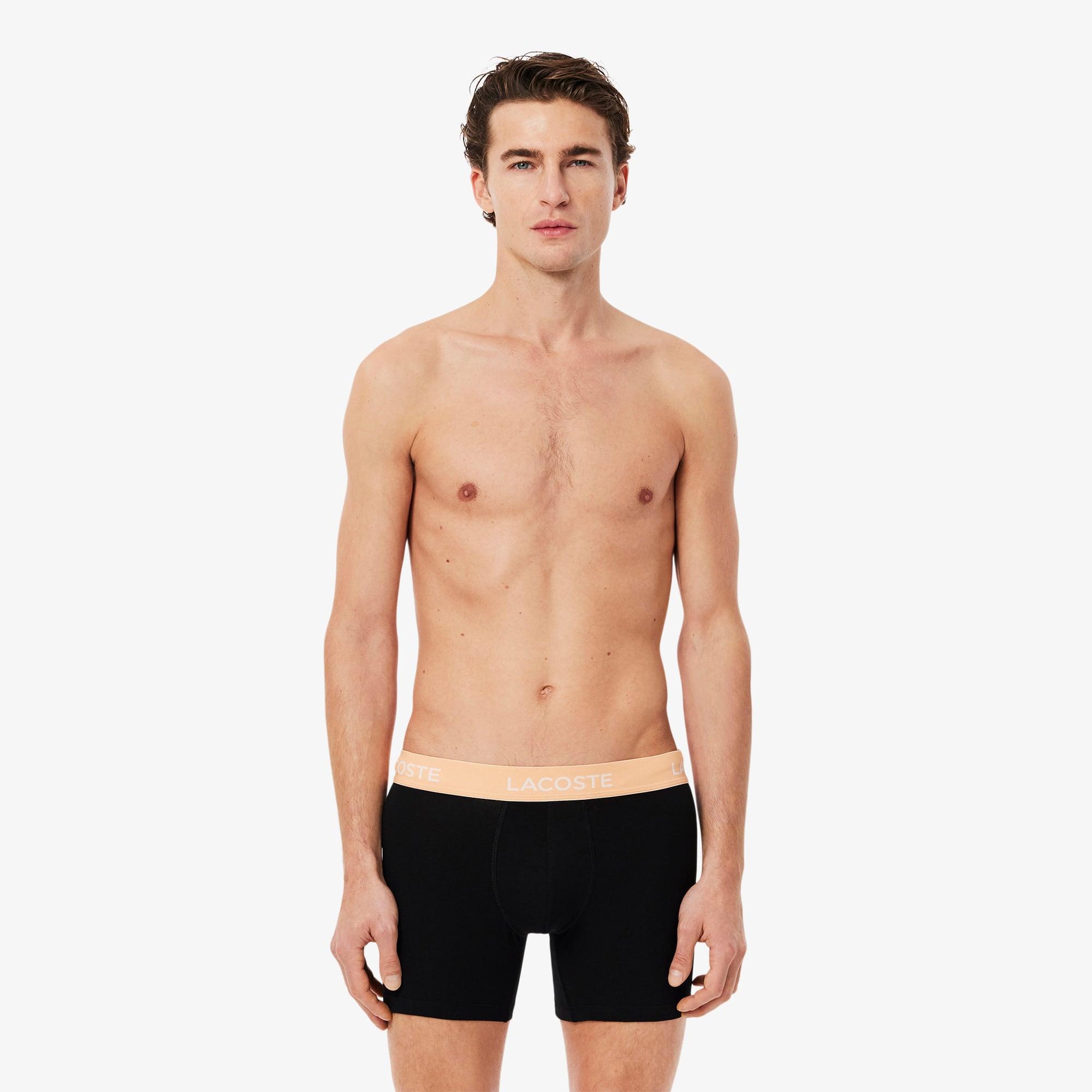 Men's Branded Waist Boxer Briefs 5-Pack Product Image