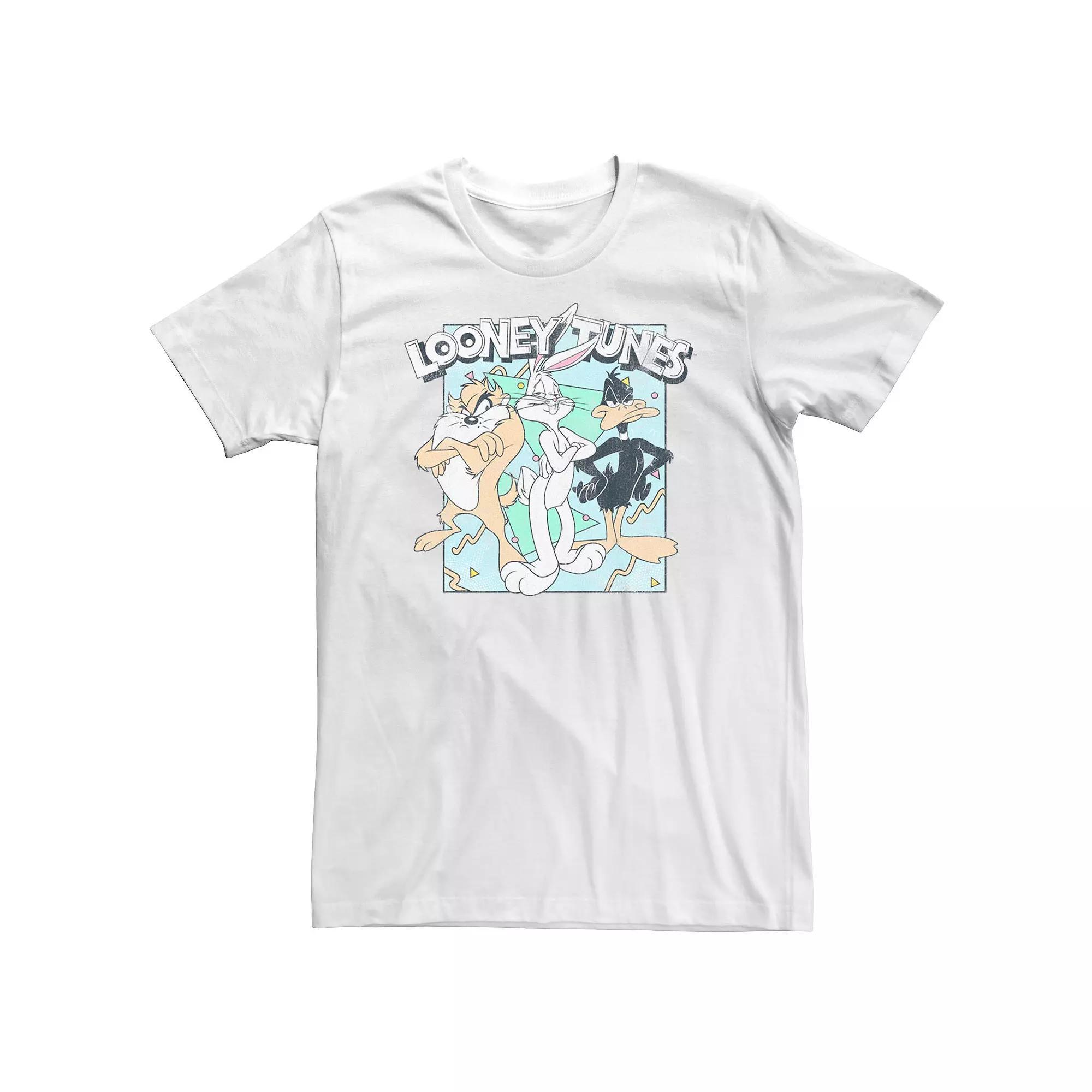 Big & Tall Looney Tunes Bugs Bunny and Friends Classic Portrait Tee, Men's, Size: 5XL, White Product Image