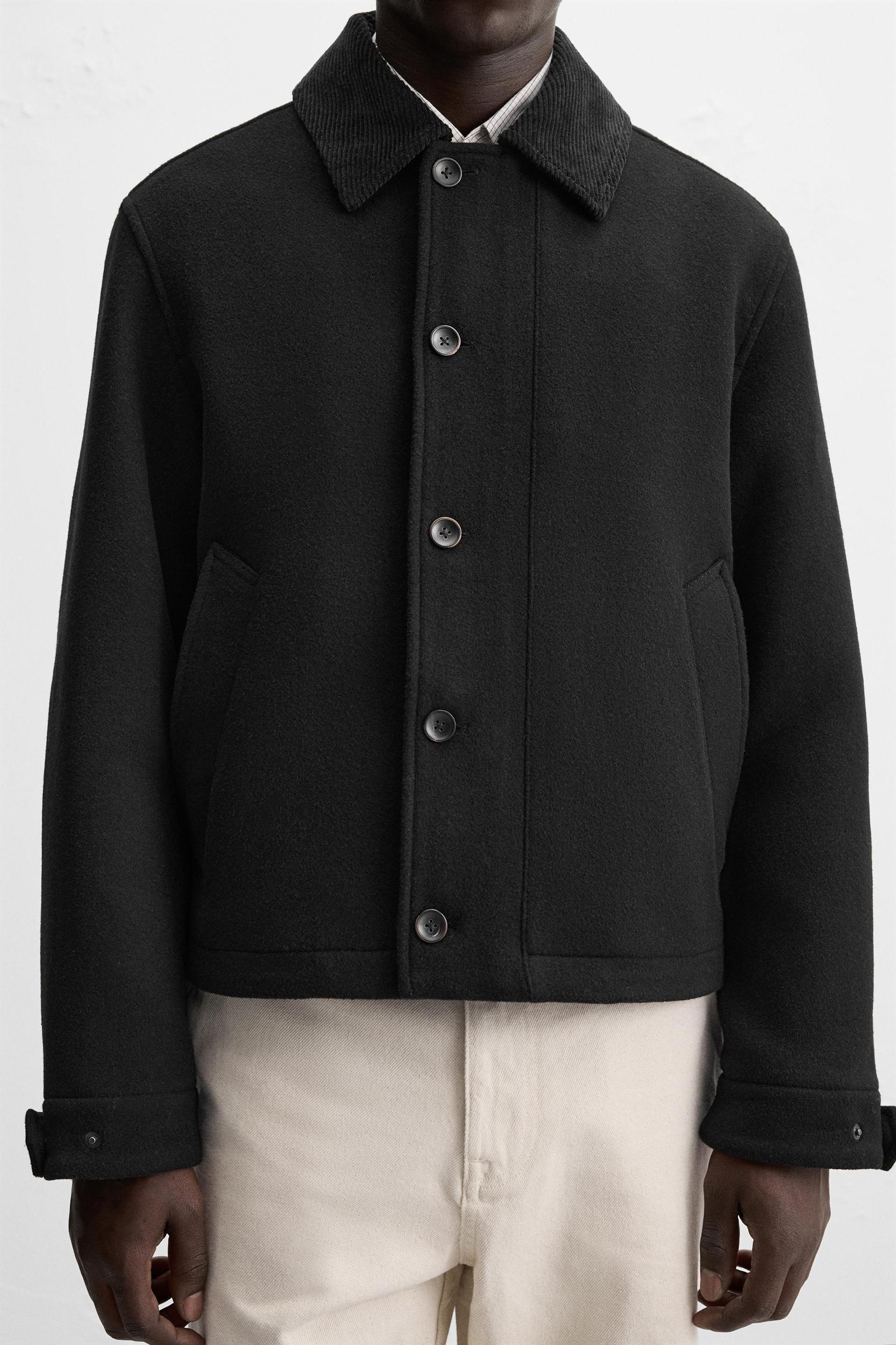 COMBINATION WOOL JACKET Product Image