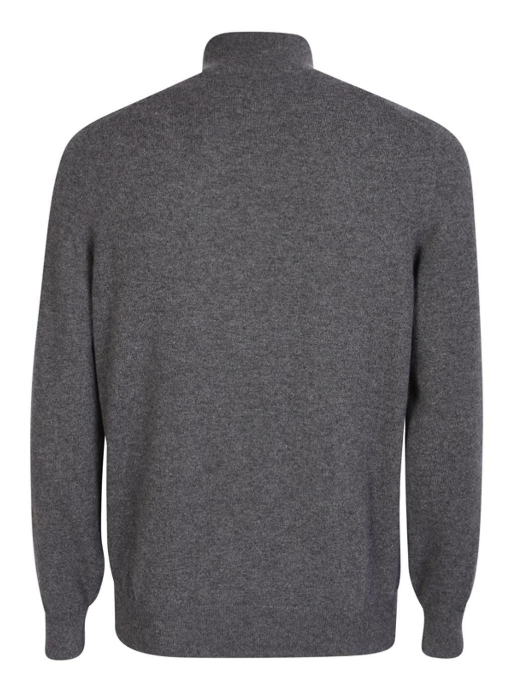 BRUNELLO CUCINELLI Zip Cardigan In Grey Product Image
