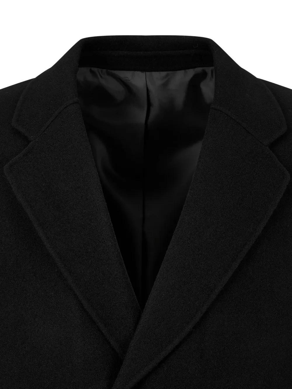 wool single-breasted coat  Product Image
