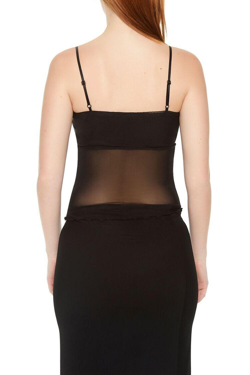 Sheer Mesh Bow Cami | Forever 21 Product Image