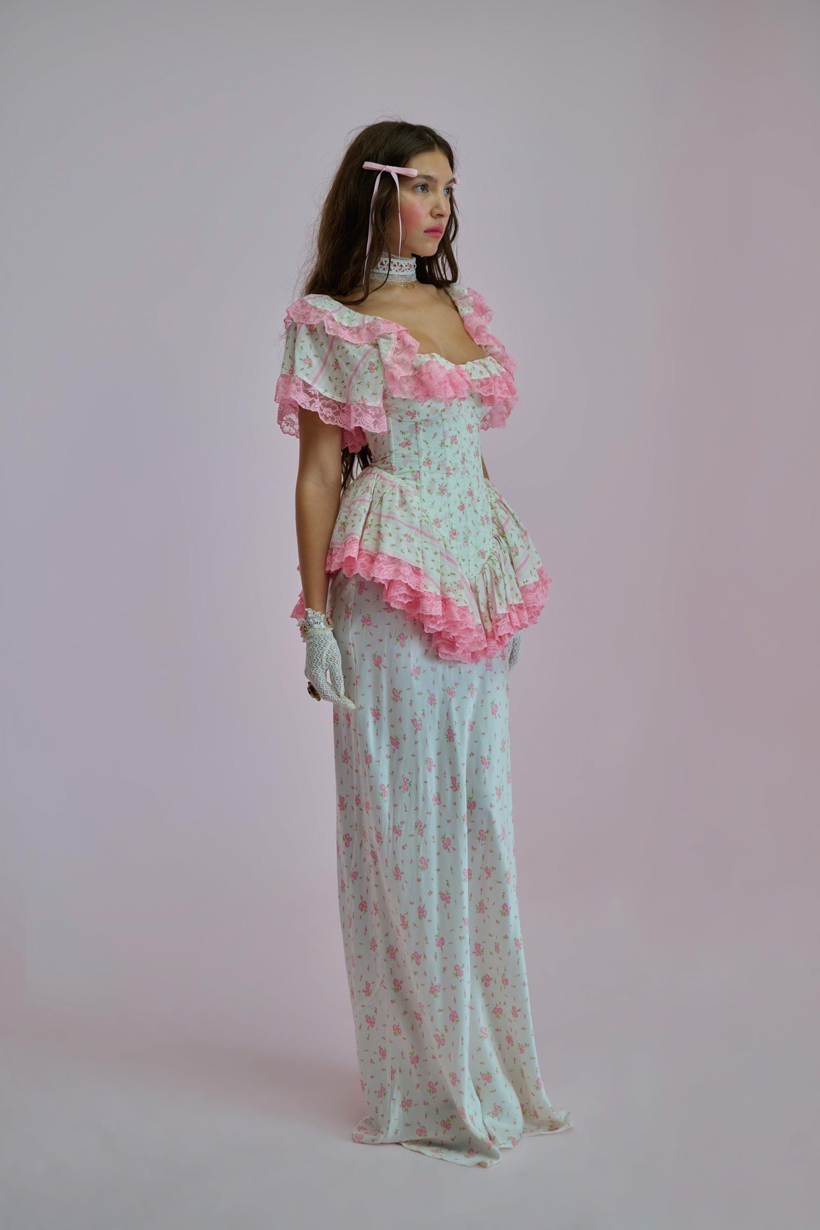 The Pillow Fight Flutter Slip Skirt Product Image