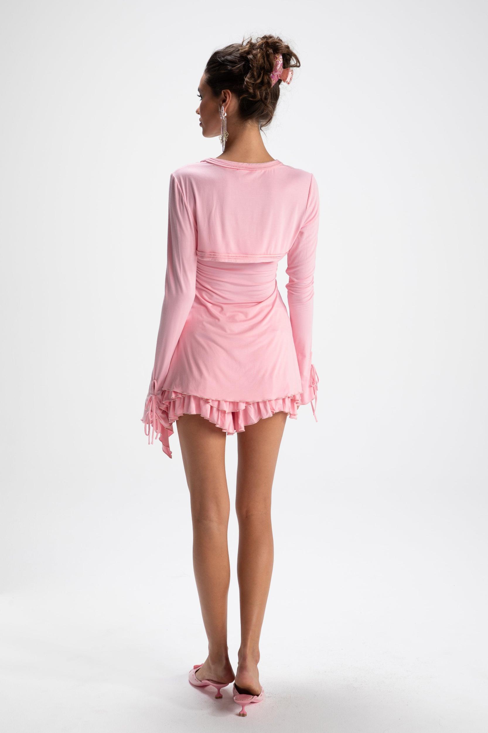 Aubrey Skirt (Pink) (Final Sale) Product Image
