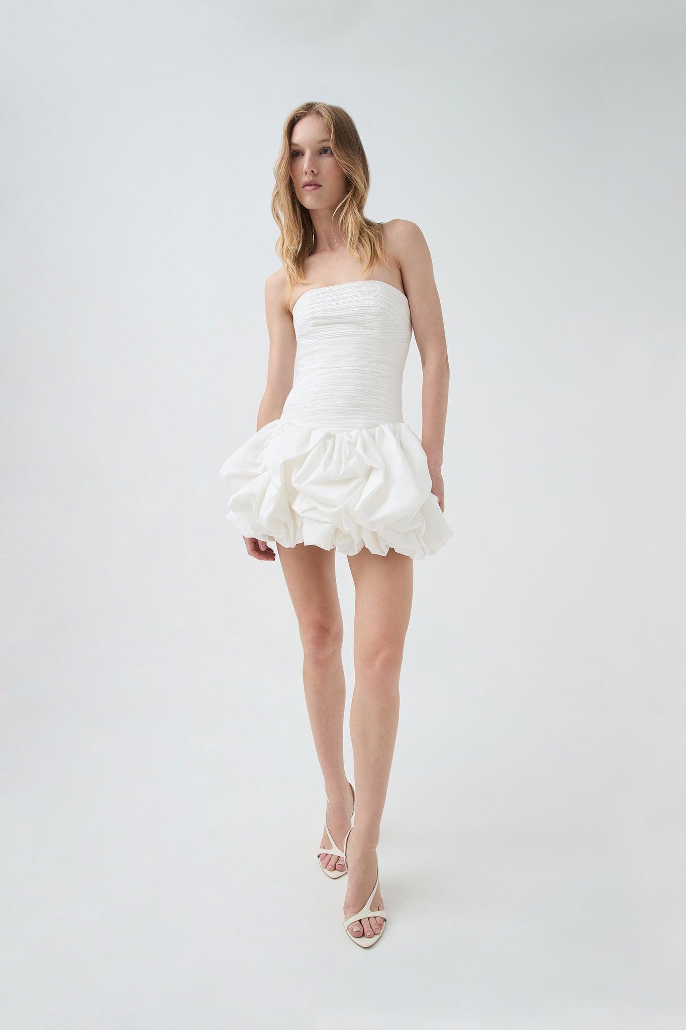 Violette Bubble Hem Mini Dress Product Image