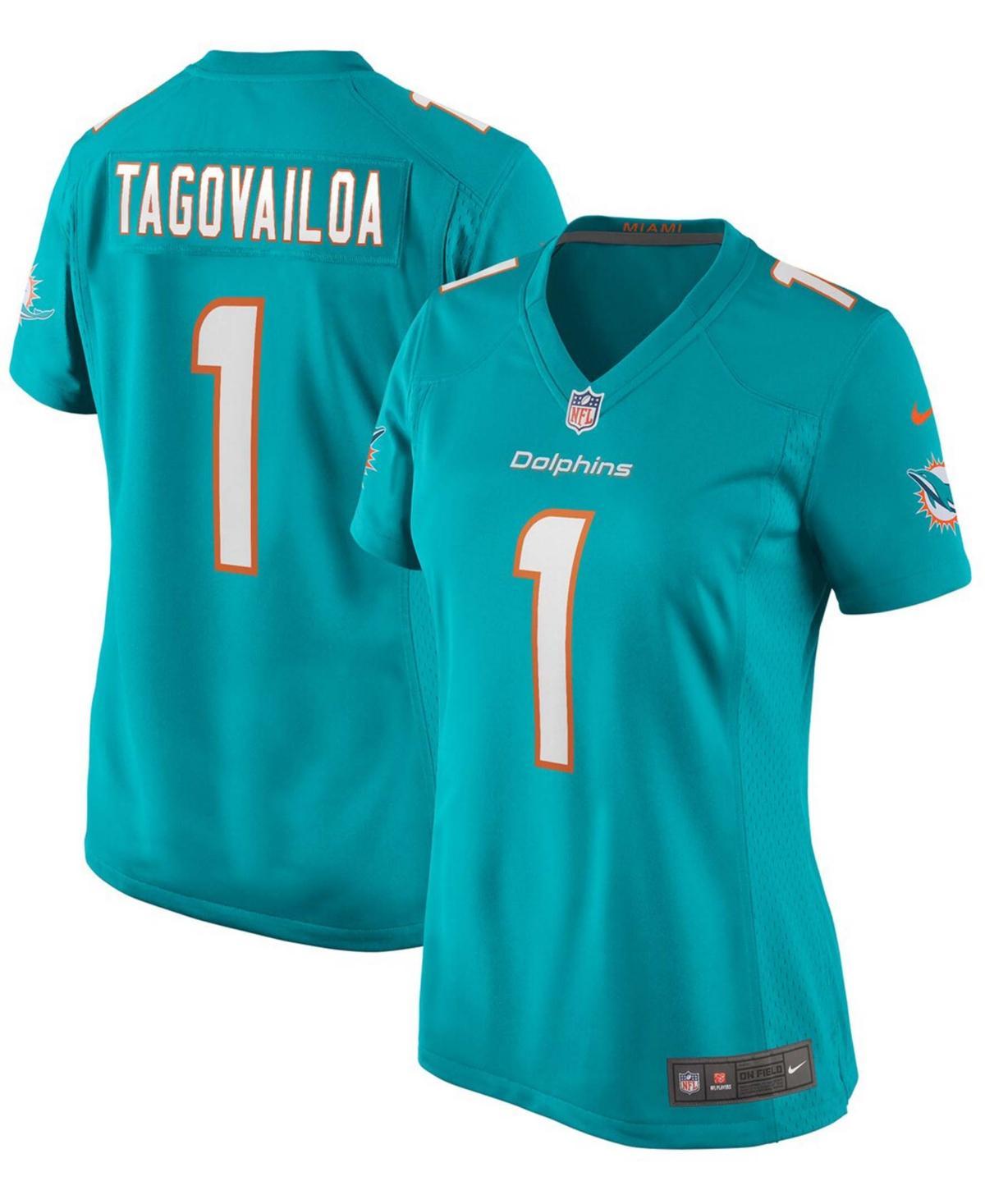 Women's Nike Tua Tagovailoa Aqua Miami Dolphins Game Jersey, Size: XL, Turquoise A Product Image