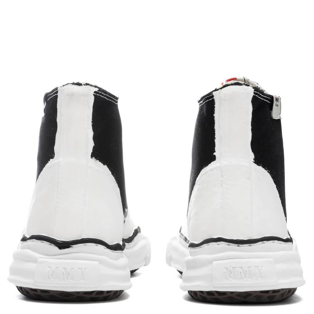 Peterson High OG Sole Rubber Painted Canvas Sneaker - Black/White Male Product Image