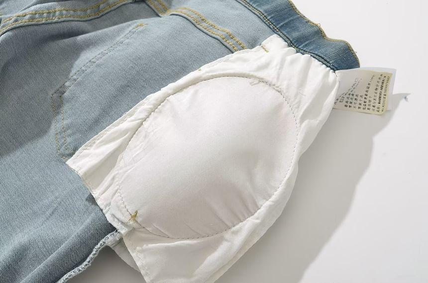 Mid Rise Washed Bootcut Jeans Product Image