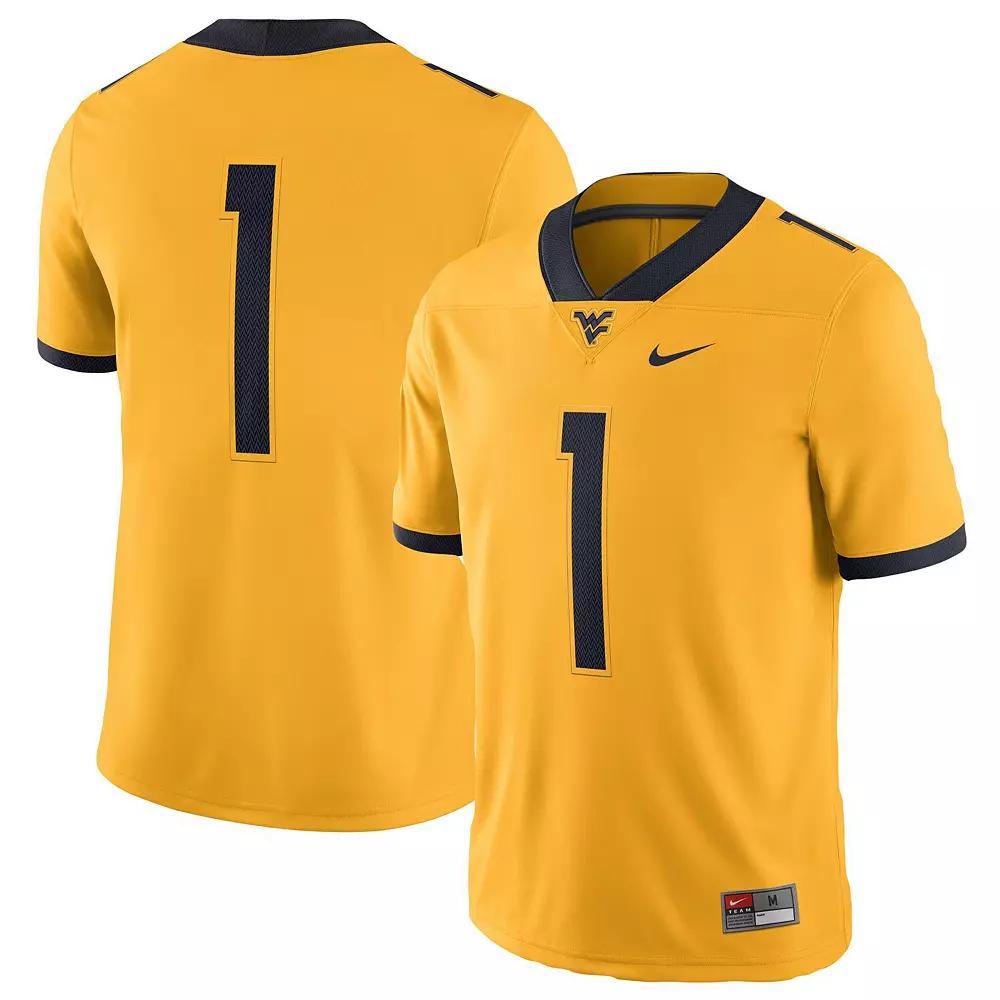 Men's Nike Gold West Virginia Mountaineers Alternate Game Jersey, Size: Small Product Image