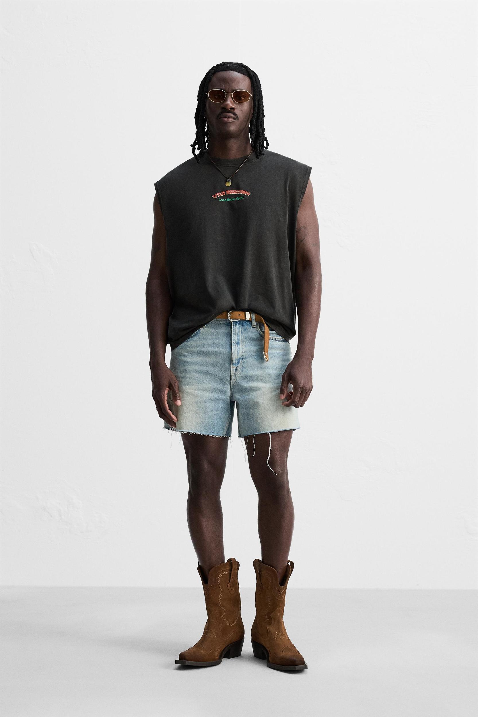 WASHED GRAPHIC TANK TOP Product Image