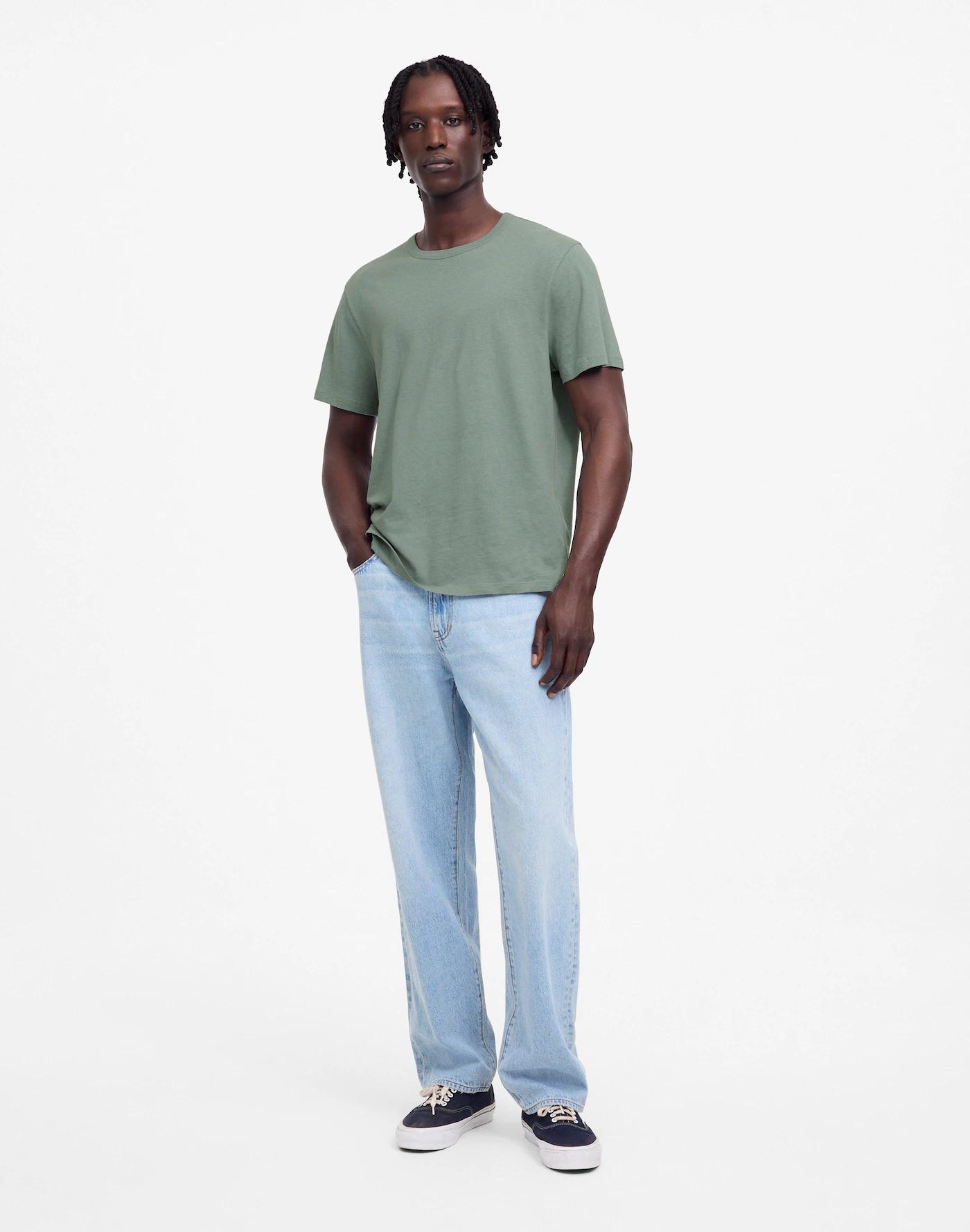Allday Tee in Cotton-Linen Blend Product Image