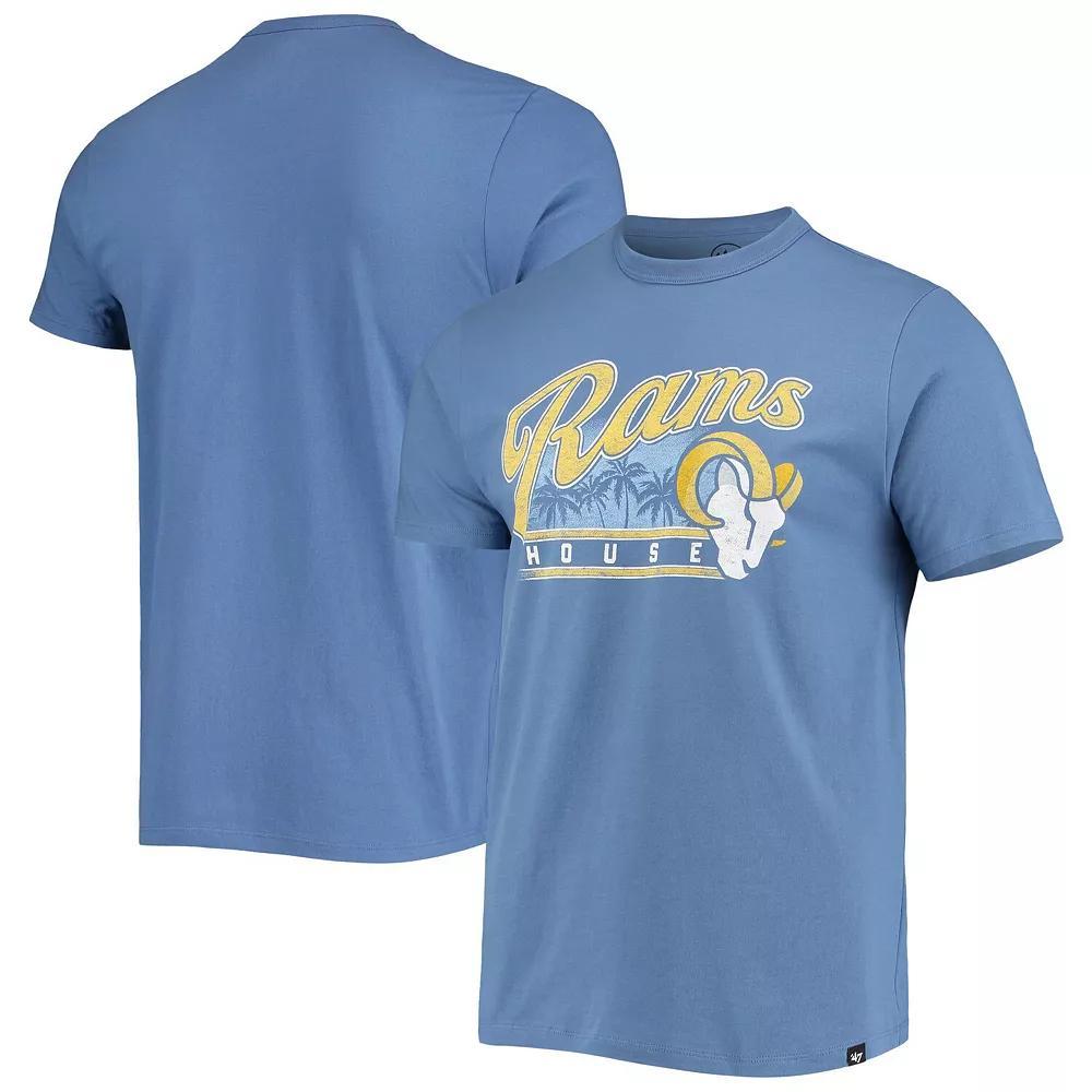 Men's '47 Royal Los Angeles Rams Team Franklin T-Shirt, Size: Large, Blue Product Image