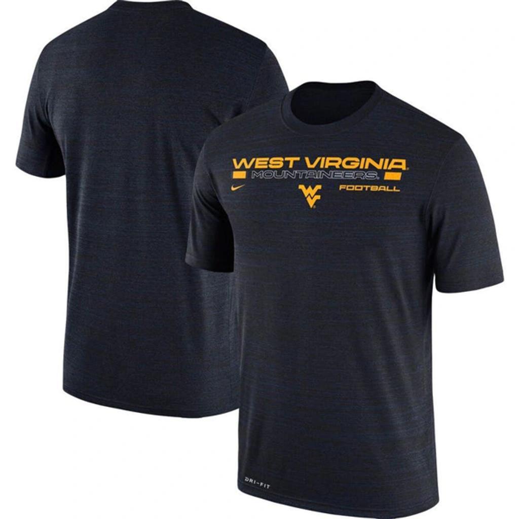 Mens Nike Navy West Virginia Mountaineers Team Velocity Legend Performance T-Shirt WVU Blue Product Image